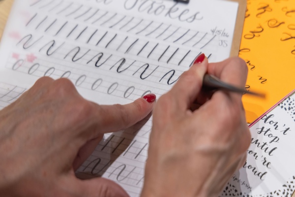 Modern Calligraphy for Beginners at La Bomboniera Upper East Side