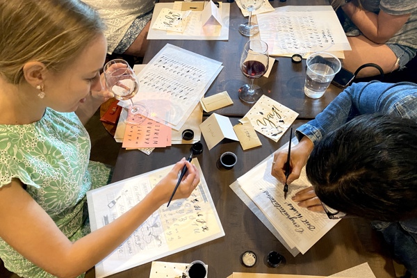 Modern Calligraphy for Beginners at ZincHouse Winery & Brewery 21+