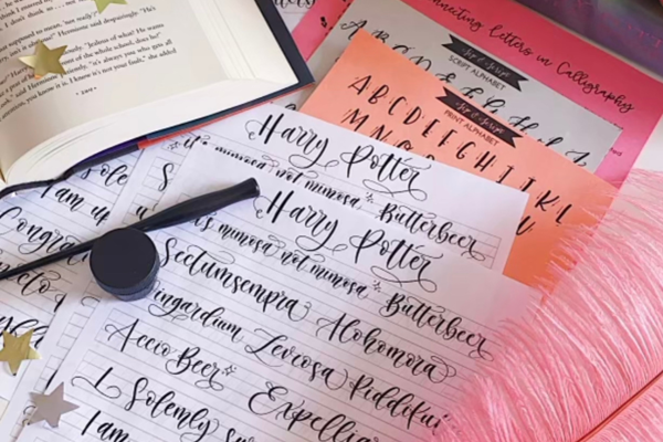Harry Potter Modern Calligraphy for Beginners at Belmont Bookshop