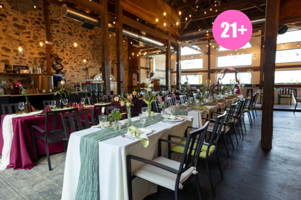 Modern Calligraphy for Beginners at Stone Farm Cellars & Vineyard (21+)