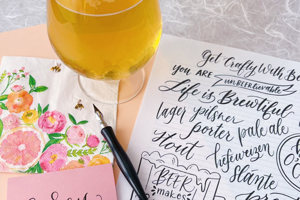 Modern Calligraphy for Beginners at Pins Mechanical