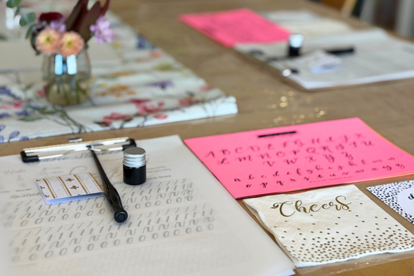 Modern Calligraphy & Pumpkin Lettering for Beginners at These Hands Maker's Collective