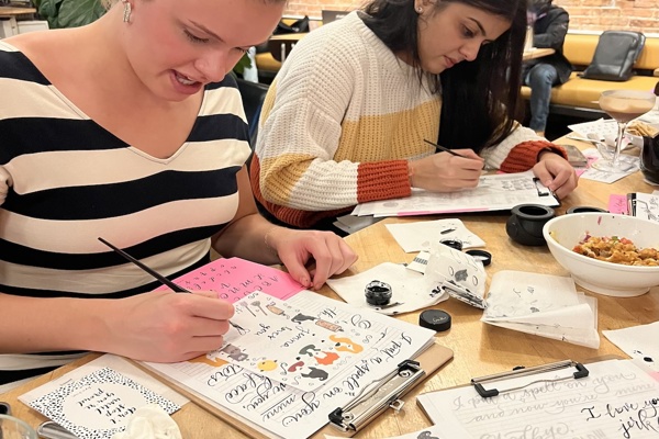 Modern Calligraphy & Hocus Pocus for Beginners at Ship's Cellar Pub
