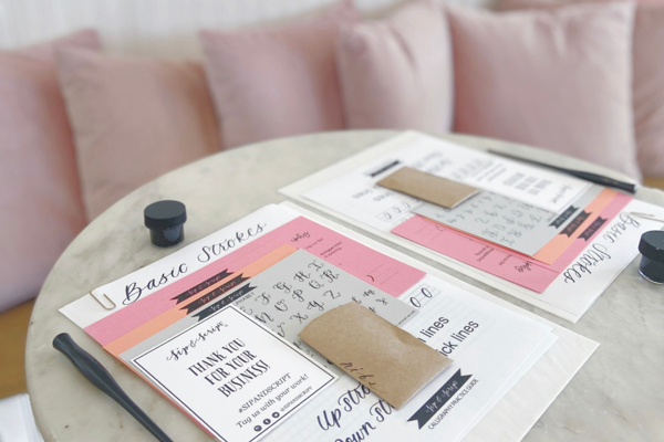 Modern Calligraphy for Beginners at Bodega & Vino
