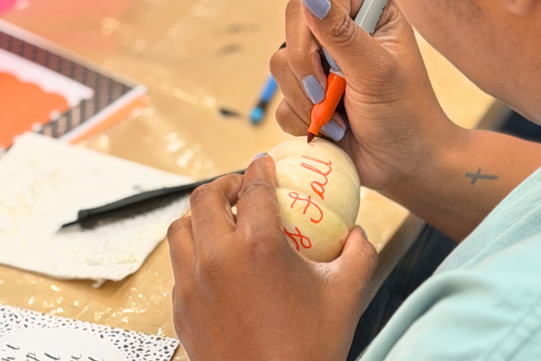 Modern Calligraphy & Pumpkin Lettering at These Hands Maker's Collective