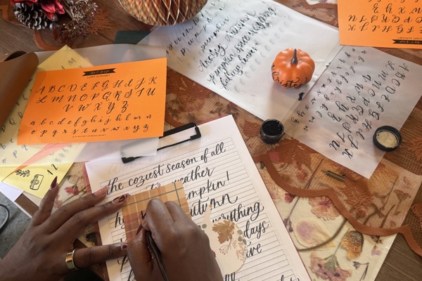 Modern Calligraphy for Beginners at The Surfing Fox