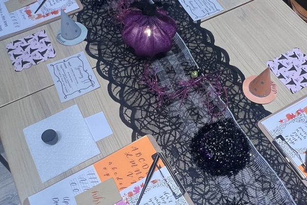 Modern Calligraphy and Pumpkin Lettering for Beginners at The Bubbly Goat