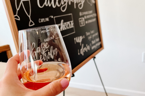 Modern Calligraphy for Beginners at Harford Vineyard & Winery