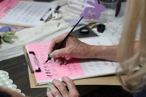 Modern Calligraphy for Beginners at Blue Mountain Coffee Roasters