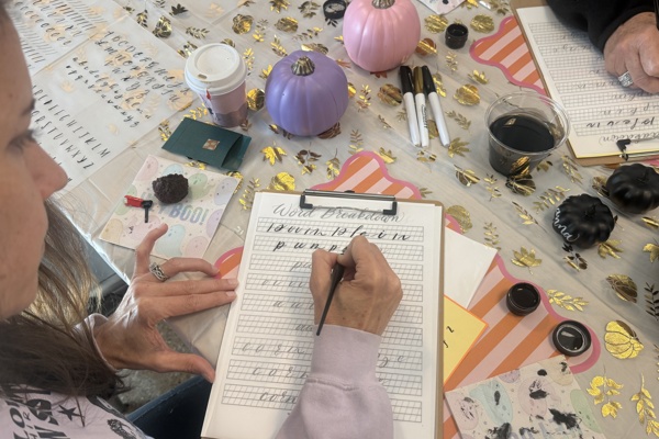 Modern Calligraphy for Beginners at Lockwood Distilling Co.